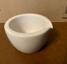 Vintage Coors USA 60319 Heavy Mortar Approx. 4 1/2" OD x 3" Tall Bottom Stamped