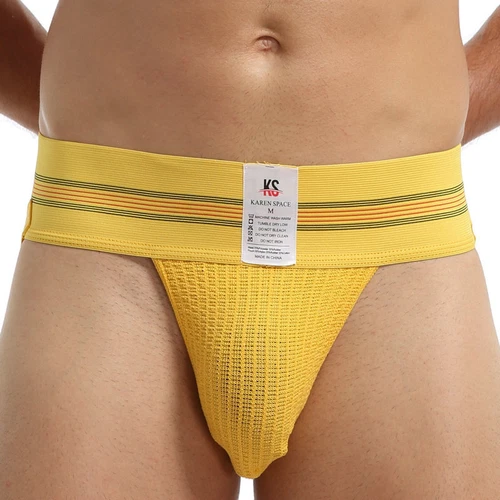 Men Underwear Briefs Athletic Jock Strap Men Jockstrap Wide Waistband Underpants - Picture 13 of 13