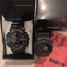 CASIO G SHOCK BABY G Pair Watch Black