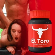 El Toro Andropause 30 Capsules Supplement Young Body Energy in Bed For Men