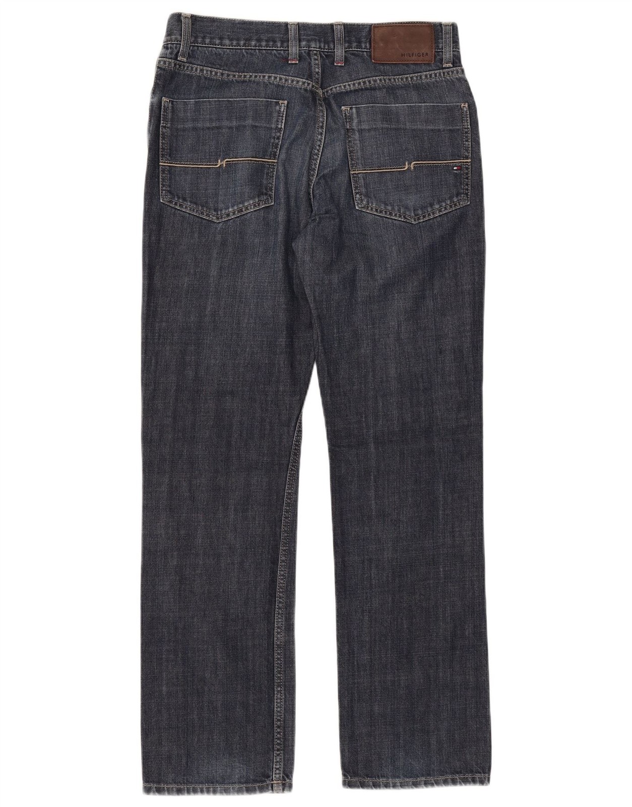 Tommy Hilfiger Mens Straight Jeans W33 L32 Blue Cotton DM24 thumbnail 2