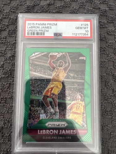Panini 2015 Prizm LeBron James #125 Cavaliers PSA 10 Gem Mint