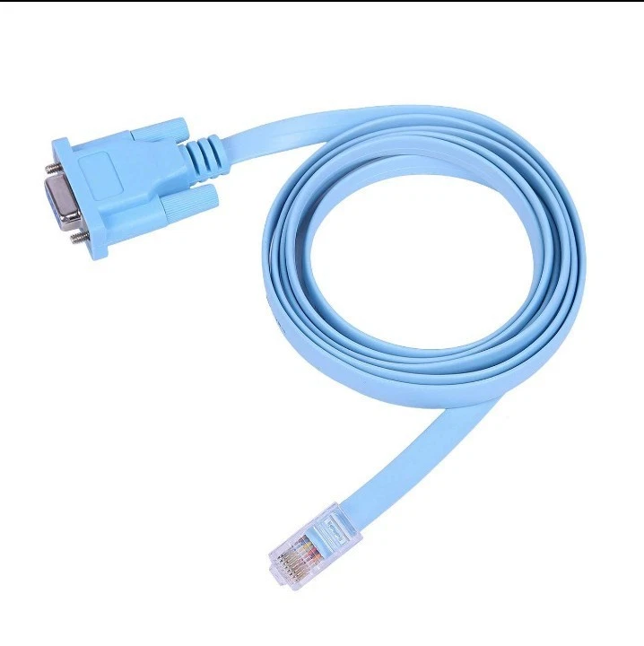 1.5M RJ45 Male to 9 Pin RS232 RS-232 DB9 Female Plug LAN Cable Ethernet Line - Image 2 of 4