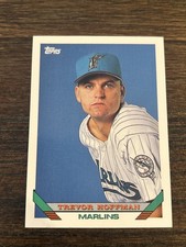 1993 Topps Trevor Hoffman #572 Rookie Card NM Ungraded Condition Florida Marlins. rookie card picture