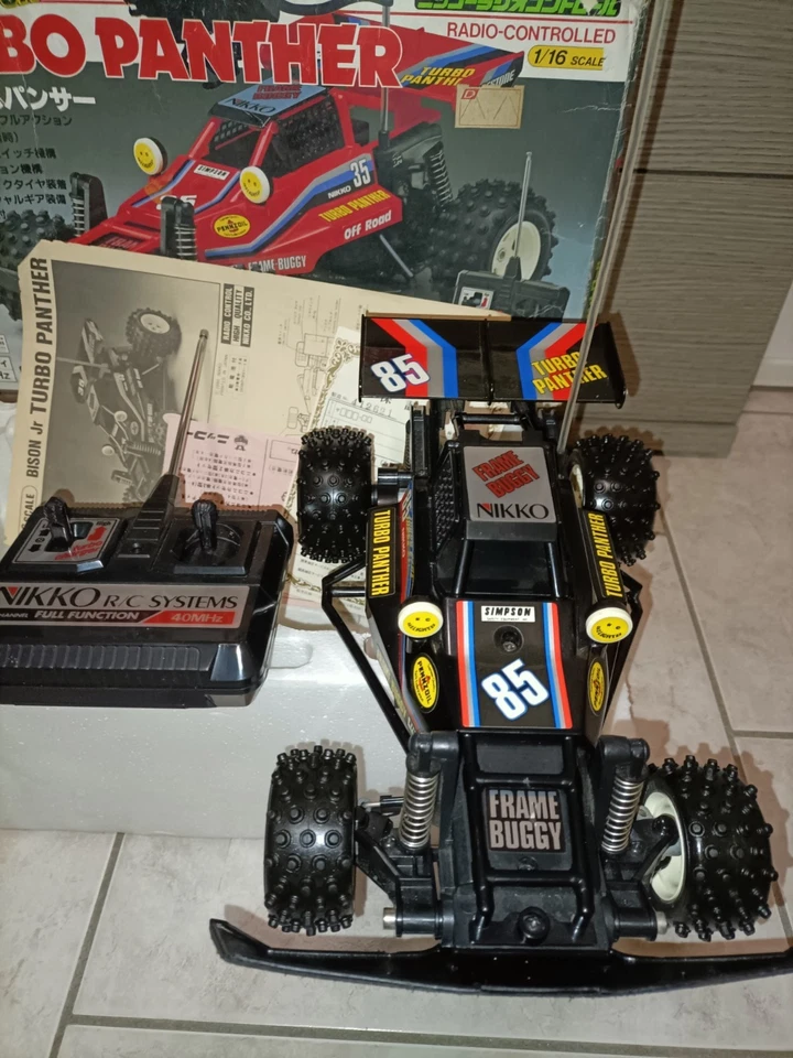 NIKKO BISON JR TURBO PANTHER 1/16 40MHZ Japan Vers. - Immagine 3 di 4