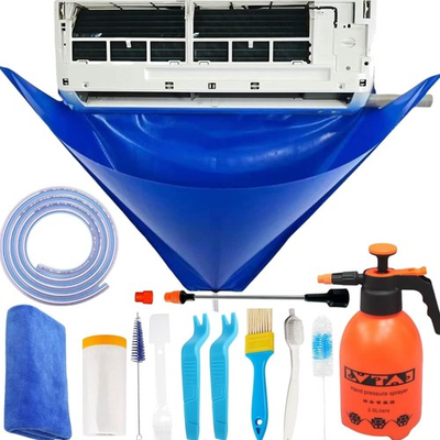 #ad Mini Split Cleaning Kit Bag with 2L High Pressure Sprayer Air Conditioner Cl... $78.22