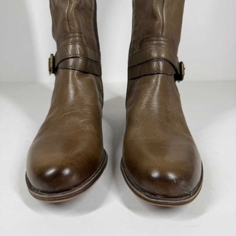 Botas Naturalizer Mujer 8.5M Gris Marrón Juletta Alto Montar N5 Cómodas Rodilla Foto 4 de 4