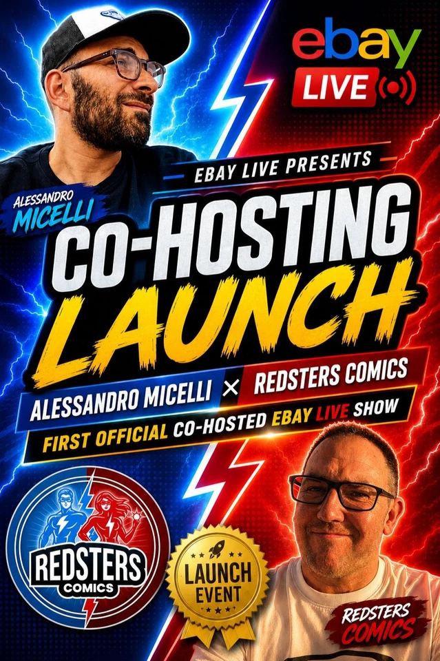 🚀 Co-Hosting Launch | Alessandro Micelli x Redsters Comics