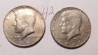 1968-D,1966-P , KENNEDY HALF DOLLARS, 40% SILVER
