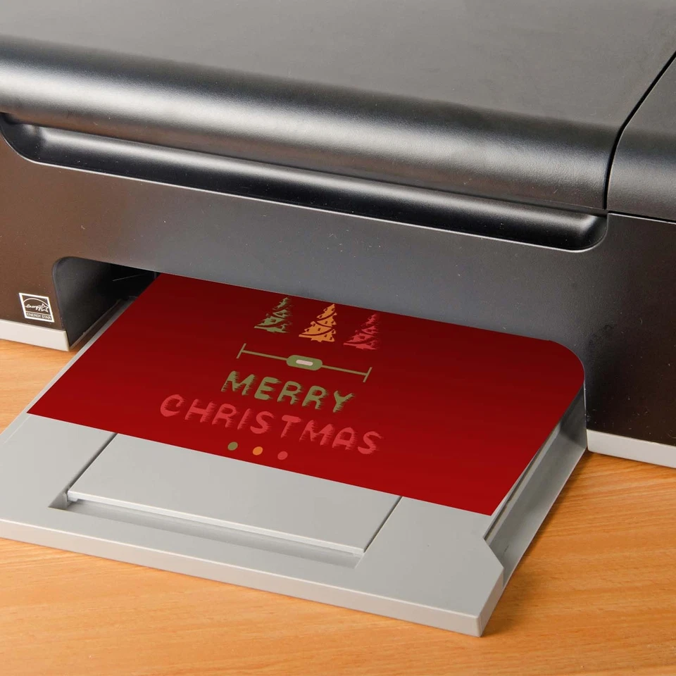 Paquete de 100 sobres rojos A7, 5x7, 5,25x7,25, solapa en V, invitación, boda, tarjeta Foto 4 de 4