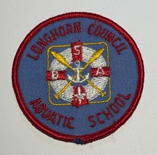 Longhorn Council Aquatic Camp Texas    Boy Scout  Patch CF3