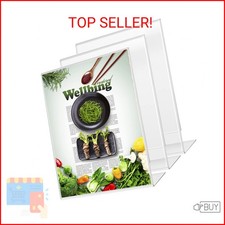 Lechay 8.5 x 11 inches Clear Table Menu Display Stand Desktop Display Stand Pape