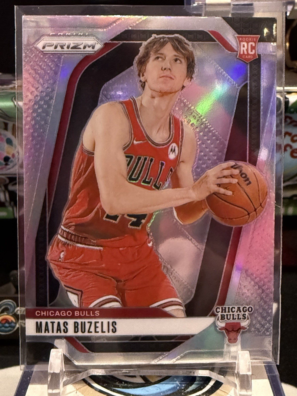 2024-25 Prizm Matas Buzelis #252 RC Silver Rookie -- Bulls JW