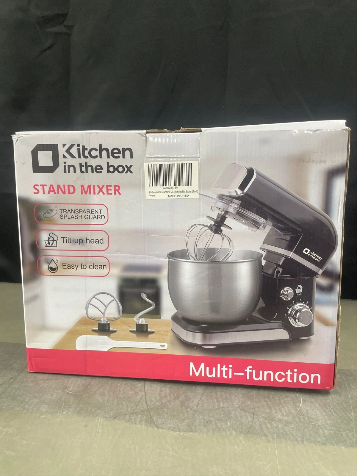 Kitchen in the box Stand Mixer,3.2Qt Small Electric Food Mixer,6 Speeds