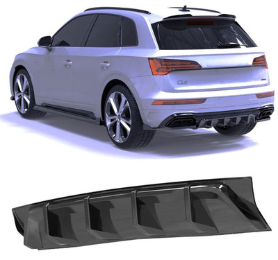   SPORT HECKDIFFUSOR DIFFUSOR HINTEN AERO FÜR AUDI Q5 S-LINE SQ5 MK2 2020-2024  