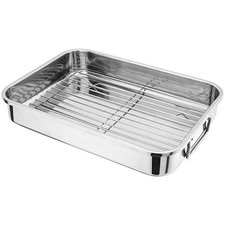 Judge 36 x 26 x 6cm Roasting Pan with Rack