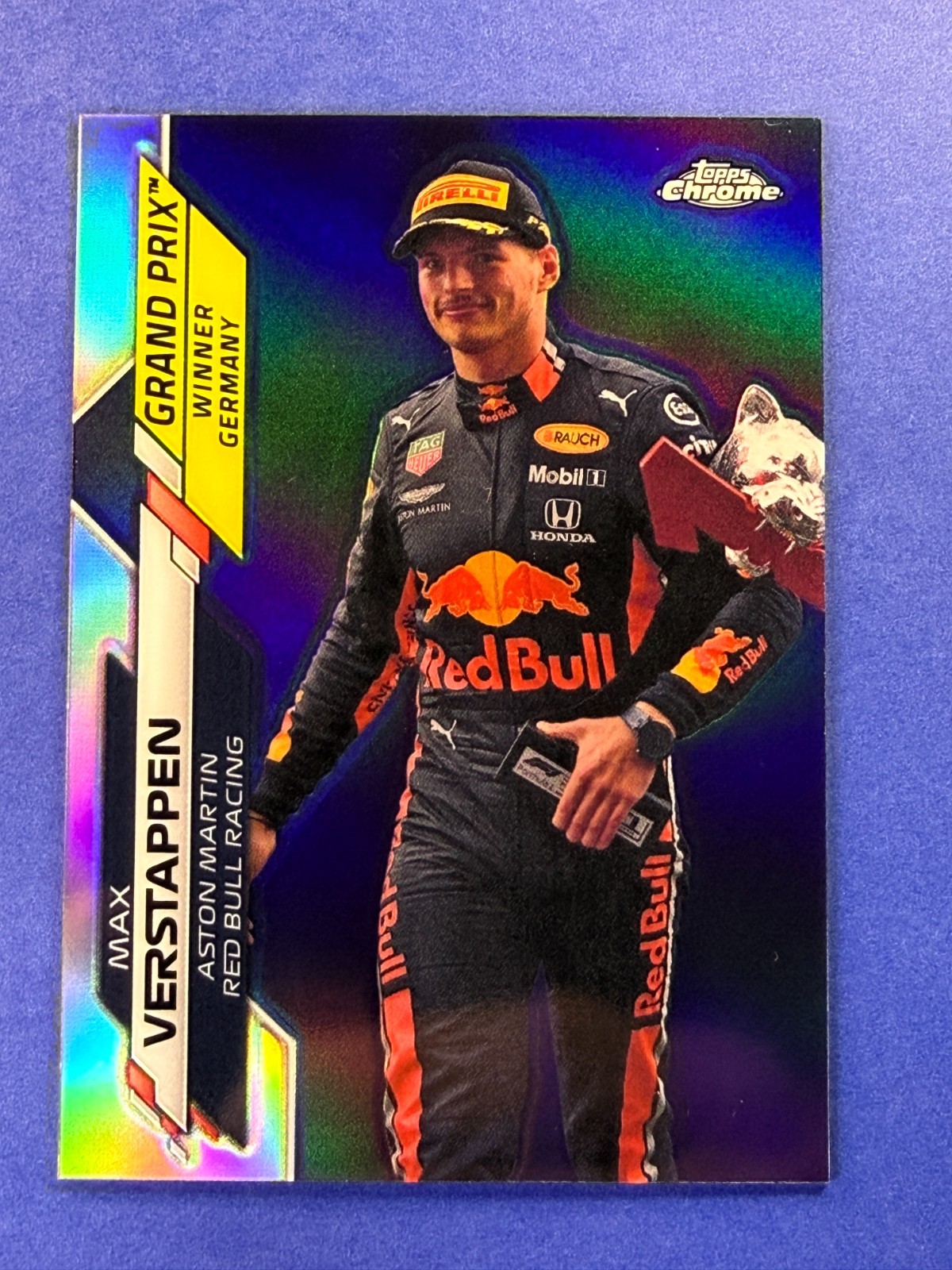 MAX VERSTAPPEN 2020 Topps Chrome Formula 1 REFRACTOR Germany Grand Prix #143