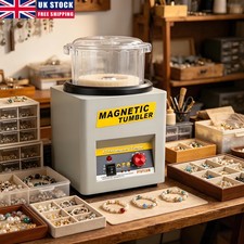 Magnetic Tumbler Jewelry Polisher Precision Metal Polisher Finishing Machine