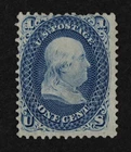 CKStamps: US Stamps Collection Scott#63 1c Franklin Unused NG