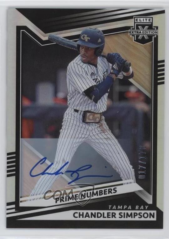 2022 Elite Extra Edition Prime Numbers A Signatures Chandler Simpson Auto 5i2