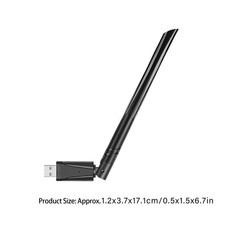 WiFi Dongle USB 3.0 1300M Dual Band High Gain Antenna Easy Installation Hig KQIJ