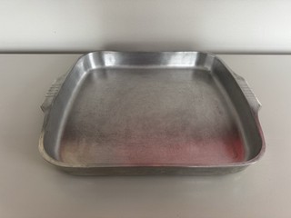 Magnalite Wagner Ware Roast and Bake Pan 4007P Aluminum Square Double Handle