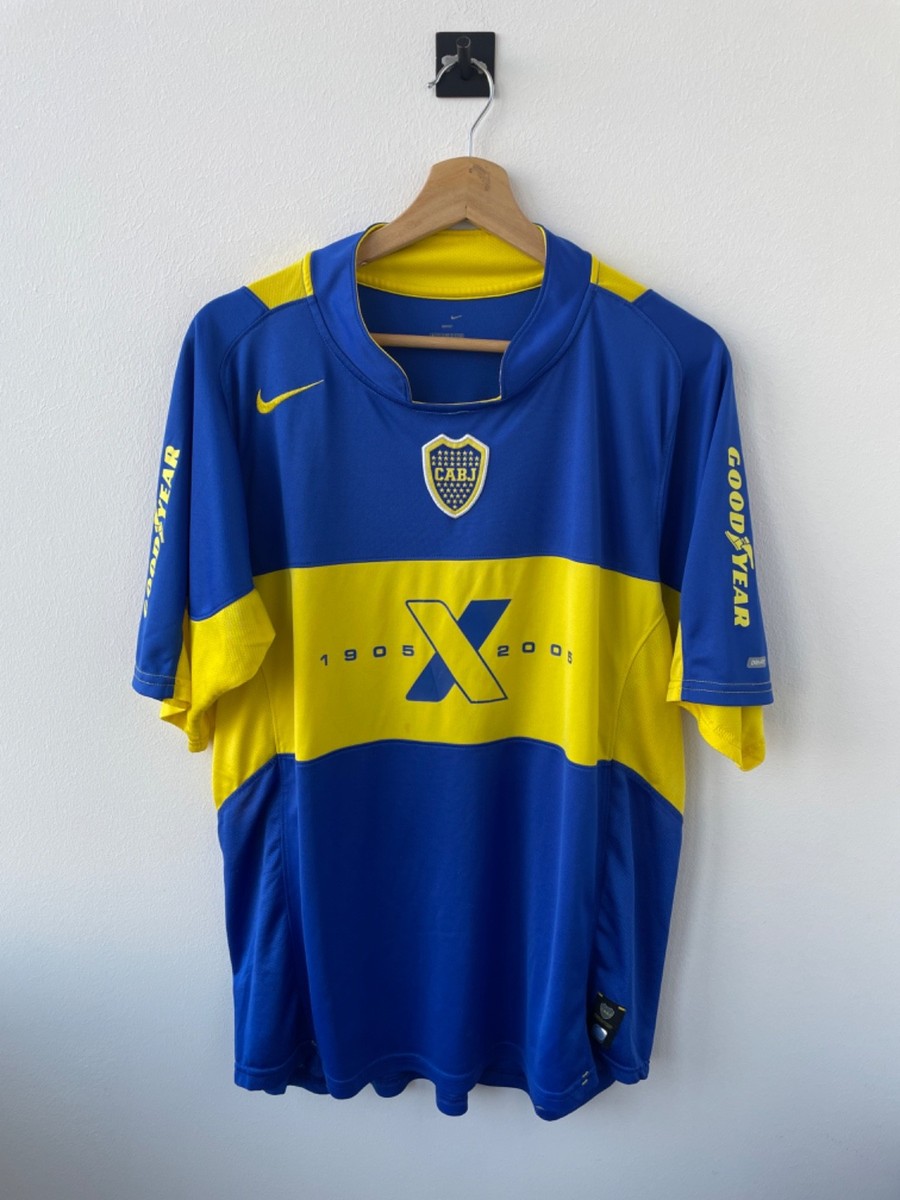 BOCA JUNIORS 2005 CENTENARY HOME FOOTBALL SHIRT JERSEY CAMISETA