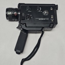 Elmo Super 8 Sound 240S-XL MACRO 8mm Movie Film Camera UNTESTED AS IS FAIR SHAPE