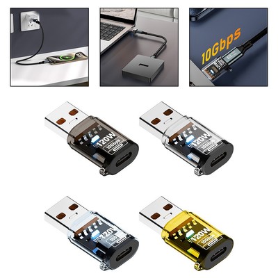 USB C auf USB A Adapter 10Gbps Datenübertragung und Digitalanzeige Funktion