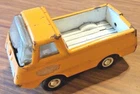 Vintage Tiny Tonka Pickup Truck. Orange. Pressed Steel 1970's. Spares Or Repair