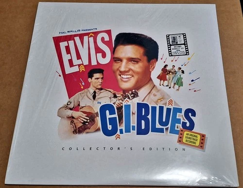 ELVIS PRESLEY G.I. BLUES COLLECTORS EDITION LP W/ BONUS EP SEALED!