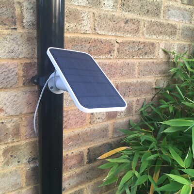 Eufy Camera Solar Panel T8700 Down Pipe Mounting Bracket Gutter 68mm  Black