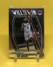 2020-21 Panini Mosaic Basketball #8 James Harden Will to Win Insert Nets