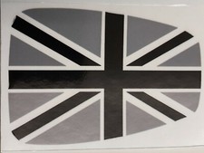 Union jack mirror sticker  Mods Vespa Lambretta Scooter camper van  Sticker