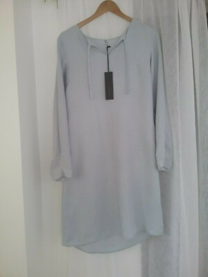 TIF TIFFY Cindy Kleid eisblau Tunika Langarm Gr. XS fühlt sich an S/M