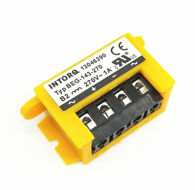 INTORQ 13046390 Motor Brake Rectifier BEG-143-270 Full Wave Rectifier 270V 1A
