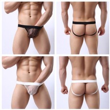 Breathable Men Backless Jockstrap Low waist G-string Quick Dry Underwear M-2XL