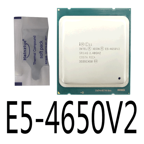 Intel Xeon E5-4650 V2 E5-4650V2 10 Core 2.4GHz LGA2011 Processor - Picture 2 of 2