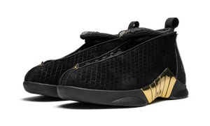 jordan 15 black and gold