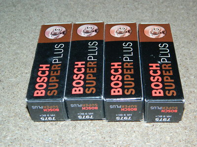(4) BOSCH 7975 SUPER PLUS NICKEL SPARK PLUGS FOR C10 BRONCO WAGONEER FIREBIRD