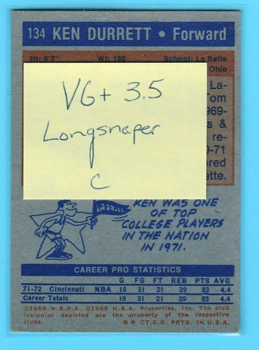 1972-73 TOPPS BASKETBALL CARD SINGLES COMPLETE YOUR SET U-PICK UPDATED 8/28 - Picture 225 of 351