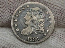 1834 Bust Half Dime.  #46