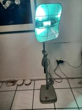 VINTAGE SPERTI INDUSTRIAL UV LIGHT SUN TAN Tanning Infra Red HEAT FLOOR LAMP Boo
