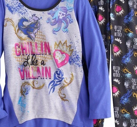 Nuevo con etiquetas Juego de pijama para niñas Disney Descendientes 6 8 12 14 Audrey Evie Uma Mal Foto 2 de 2