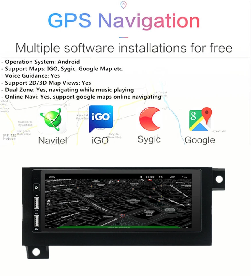 Radio GPS estéreo para coche Android 13 Carplay para Dodge Ram 1500 2500 3500 1994-2002 Foto 4 de 4