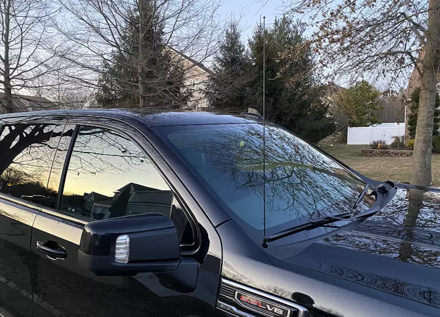 21 Black Stainless Antenna Mast Radio AM/FM For CHEVY EXPRESS 1996-2025 - Foto 3