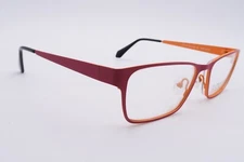 NOS Louis Belgium Pleco Eyeglasses FRAMES 4016 Pink 53[]17-140 Orange F789