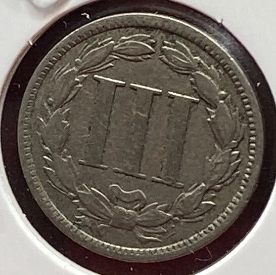 1881 Three Cent Nickel AC Condition  - Image 2 of 2