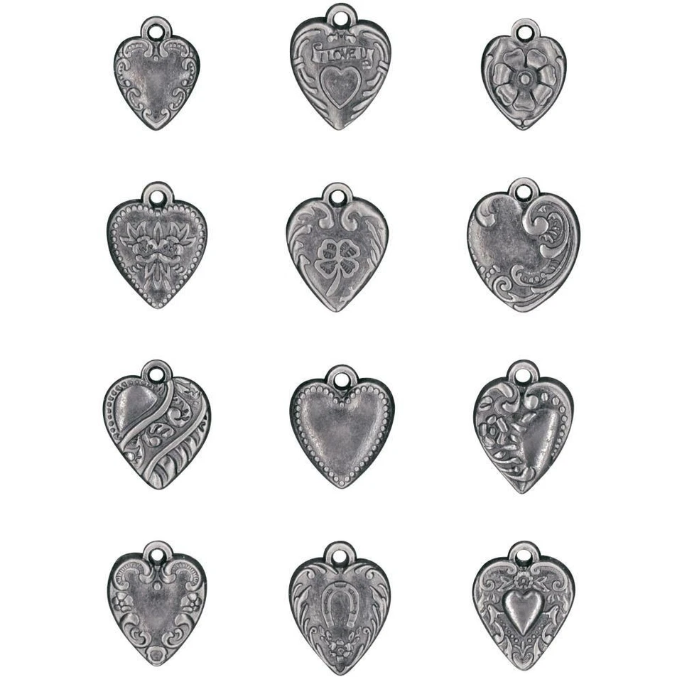 TH - Idea-Ology Metal Adornments 12/Pkg - Hearts - image 2 of 2