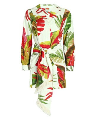 NEW Farm Rio Spring Forest Fil Coupé Mini Dress Sz XL #D7801